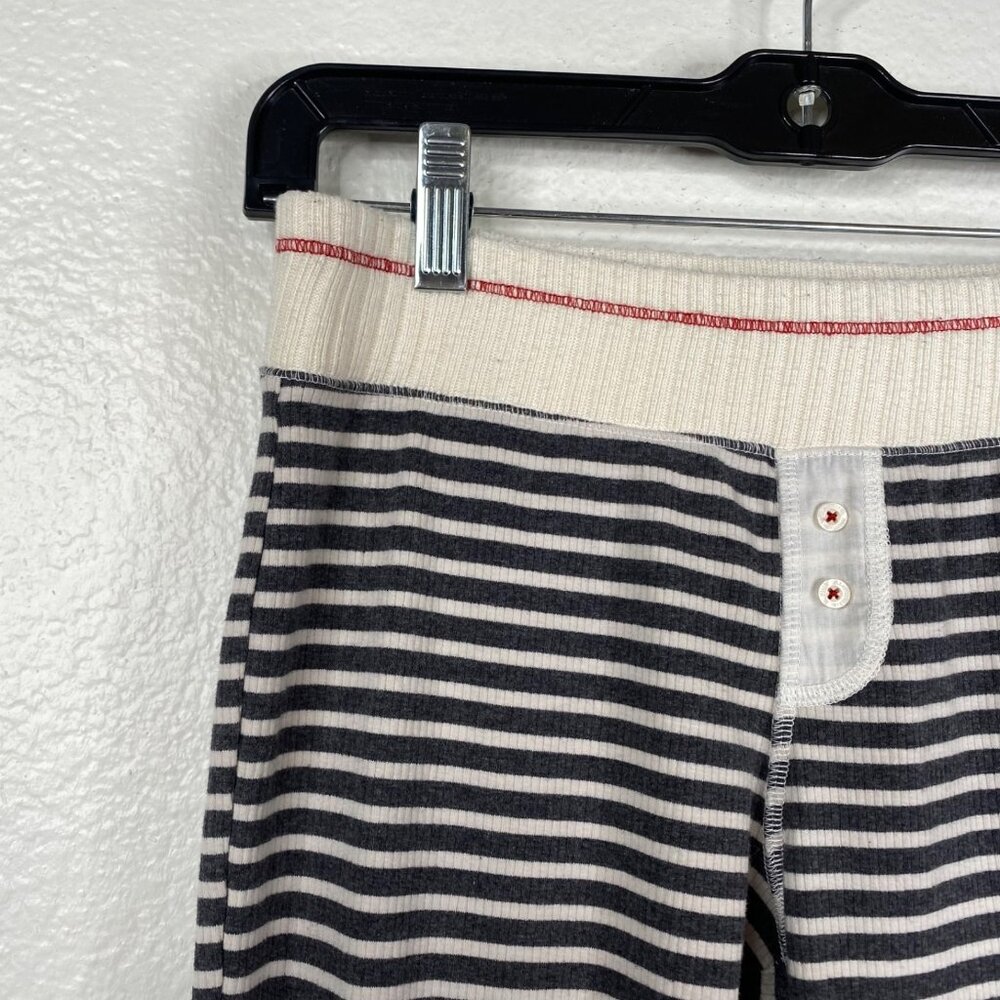 Abercrombie Fitch Sleepwear Collection Pajama Set Henley Ribbed Striped Size S - Picture 13 of 16